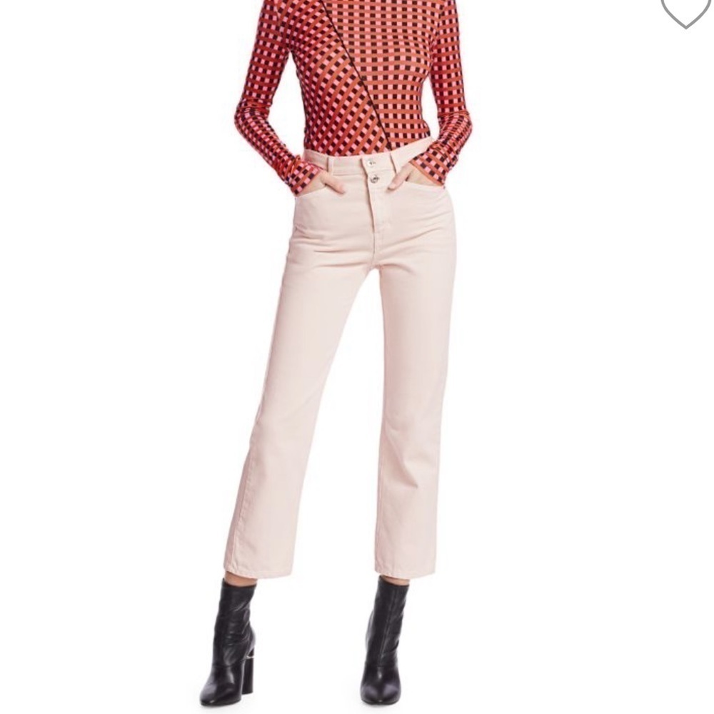 Proenza Schouler Stovepipe Pants Dusty Pink Size 26 C